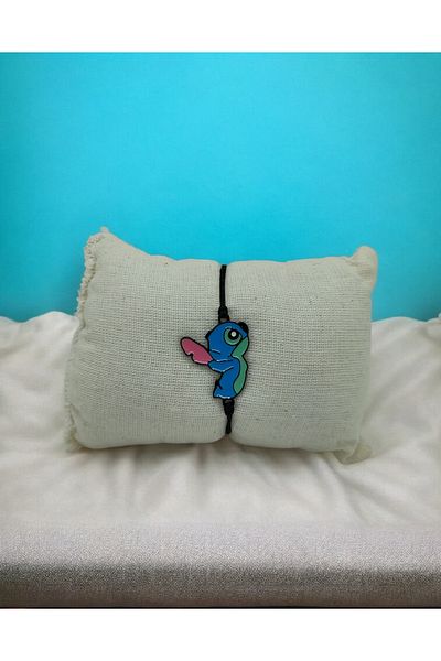 Mia Giyim Cute Stitch Dating Best Friends Adjustable Drawstring Bracelet