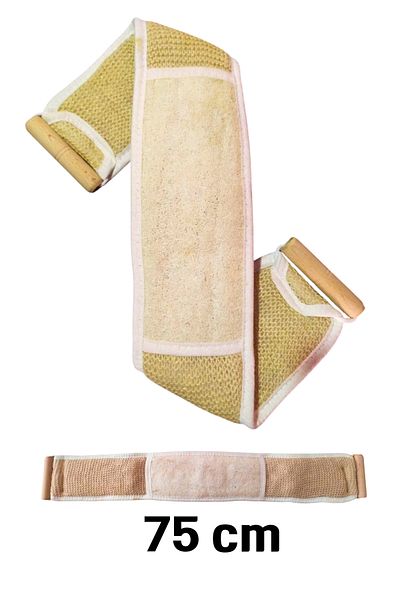 Newleaf 75cm Long Loofah Wood and Pumpkin Loofah Bath Loofah for Back
