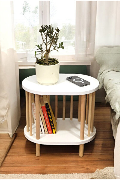 PEKA Yan Sehpa - Komodin - Salon - Oturma Odası Zigon Sehpa