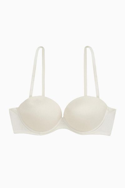 Wonna Olympos Strapless Micro Bra - Double Push Up, Extra Padding - Basic - 2536 - Ecru