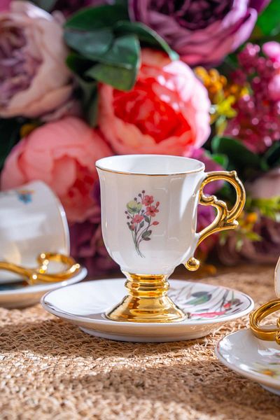 ACAR Lansy 6-Person Coffee Cup Set - 90 ml