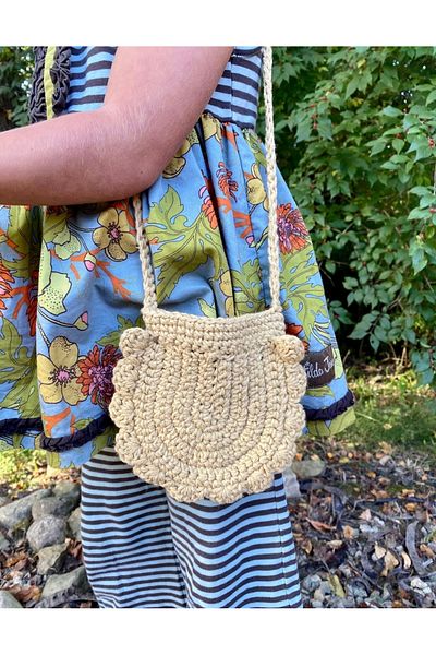 efecco Children's Bag / Knitted Children's Bag /Pink Cute Children's Bag