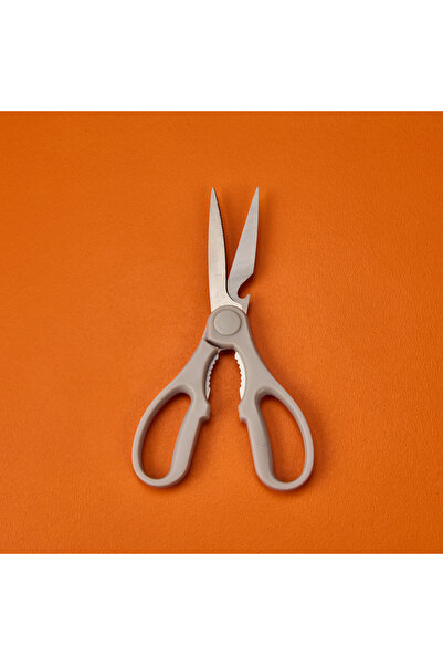 Rooc Çok Amaçlı 2'li Mutfak Makası Seti - Gri - 25 cm