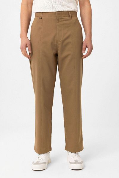 Antioch Camel Straight Fit Men's Trousers