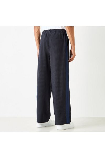 Starter Striped Regular Fit Pants With Drawstring Closure And Pockets