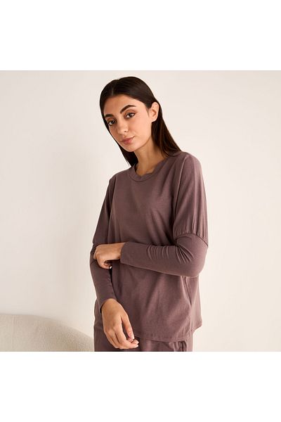Aadaraya Long Sleeve Top And Pyjama Set