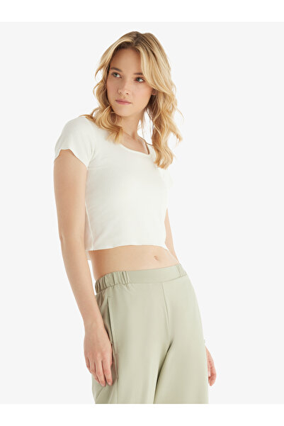 Blackspade Women's Crop T-Shirt 51813 - White