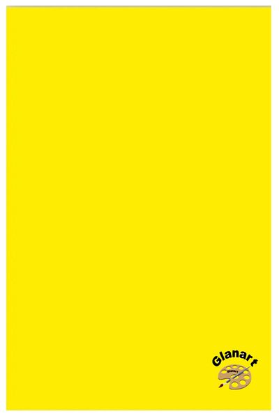 Glanart Yellow Background Cardboard 10 Pieces 50x70 Cm