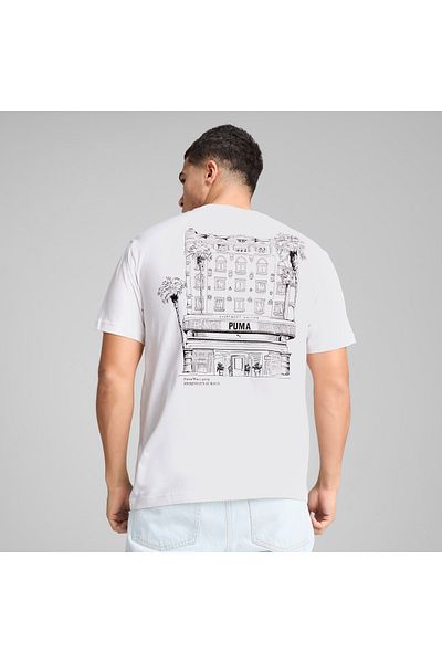Puma Ανδρικό T-Shirt Graphics Hotel Relaxed Tee