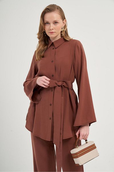 FTZ WOMEN Women's Modal Trousers Suit Tile 31011