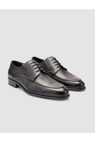 Cabani 100% Genuine Leather Black Men's Classic Shoes