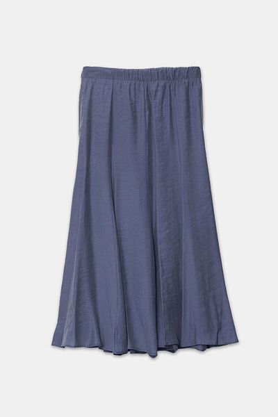 Setre Fusta midi Indigo cu detaliu elastic la talie