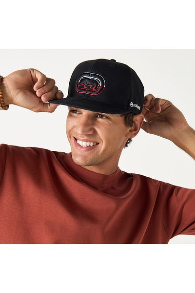 ECKO Logo Embroidered Cap With Hook And Loop Strap Closure