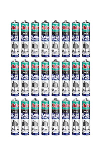 Akfix 647FC Ultra Pu Mastik 280 ml. Siyah 1 Koli (24 Adet)