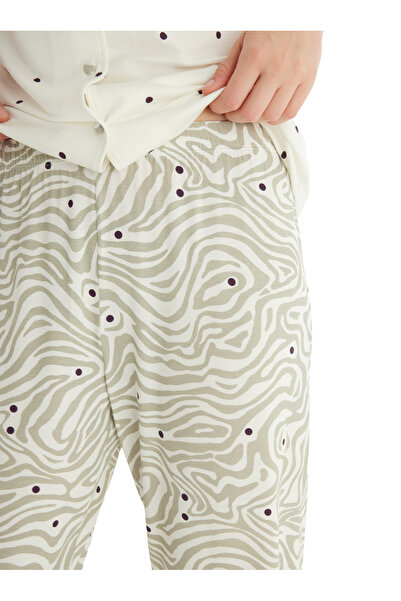 Blackspade Women's Pajama Set Polka Dot Printed 51857