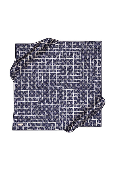 Pierre Cardin Eșarfă din satin creponat Pierre Cardin cu model logo