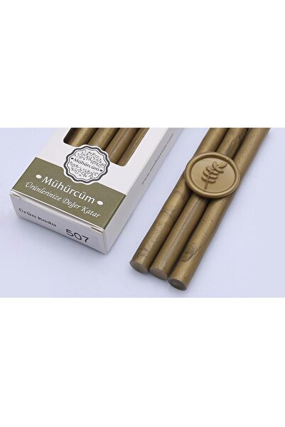 Profisher Mühür Mumu Çubuk 11mmx120mm 10 Lu Paket Model: 507 Koyu Altın