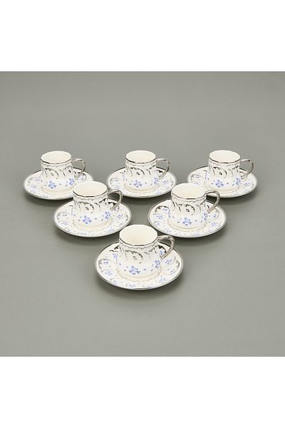 MİEN Colorful Mien Blue Coffee Cup 12 Pieces