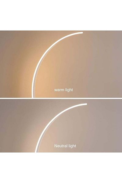 Allin Elegant and modern tilted floor lamp