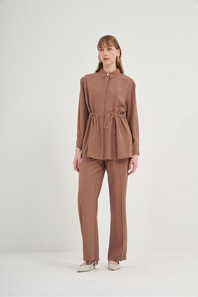 FTZ WOMEN Women's Trouser Suit Hazelnut 31031