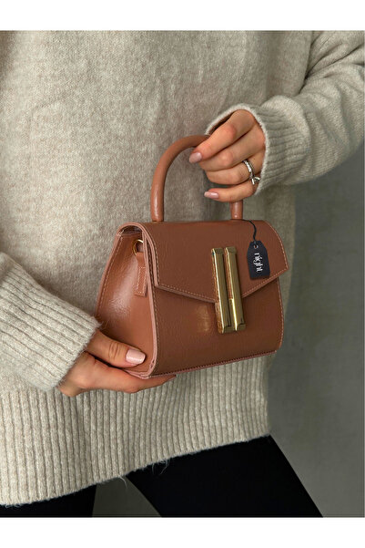 Night Montanna Model Salmon Color Women's Hand and Shoulder Bag