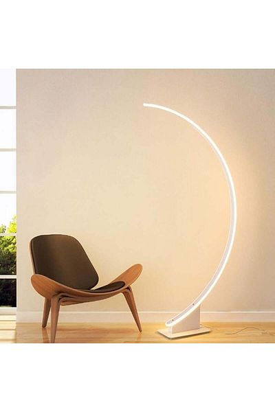 Allin Elegant and modern tilted floor lamp