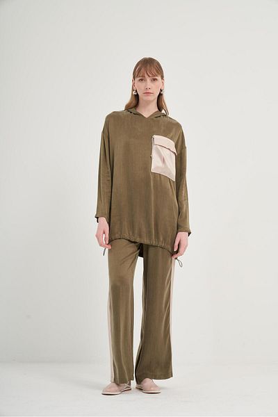 FTZ WOMEN Women's Cupra Pants Suit Khaki 31062