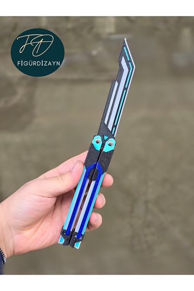 FigürDizayn Rgx 11Z Pro 2 Butterfly Valorant Knife Blue