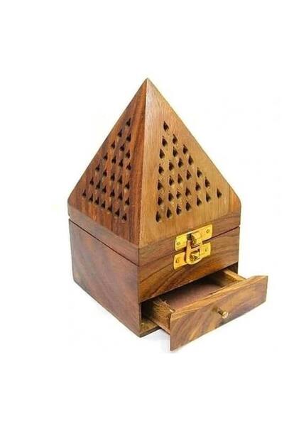 Diyet AVM AHŞAP ÖZEL ÜRETİM KARE EV BUHURDANLIK VE TÜTSÜLÜK