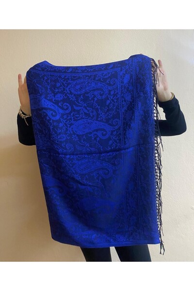 sema aksesuar Şal Pashmina de înaltă calitate - Vâscoză, ciucuri, Şal de umăr, 180x75 Cm, Cadou