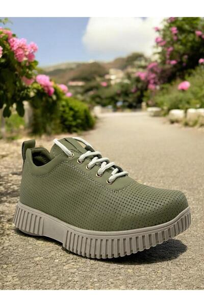 Mammamia D25ya-3405 Scorpion Su Yeşili Kadın Sneaker Hakiki Deri Tam Ortopedi...