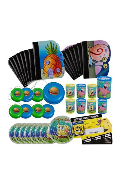 Party Centre مجموعة هدايا سبونج بوب بارتي ميجا ميكس، 48 قطعة