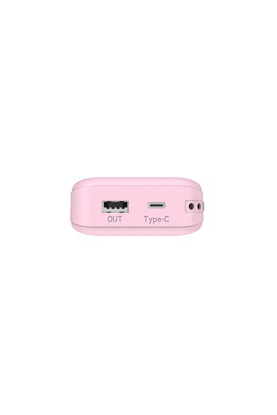 Datazone Mini Power Bank 10000mAh Portable with Dual USB, Fast Charging, and Advanced Protection,  Pink