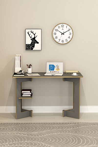 asratrend Asra Trend %100 MDFLAM Raflı Çalışma Masası Bilgisayar Ofis Ders Ma...