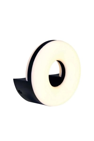 GARRA DONUT 10w IP65 3000k Dekoratif Led Aplik İç ve Dış Mekan Aydınlatma Armatürü Led Duvar Apliği