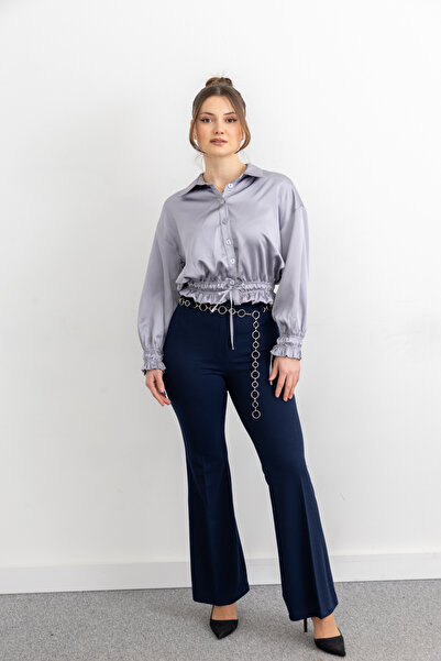 TUĞBA ERGÜL Ženska satenska košulja 1344