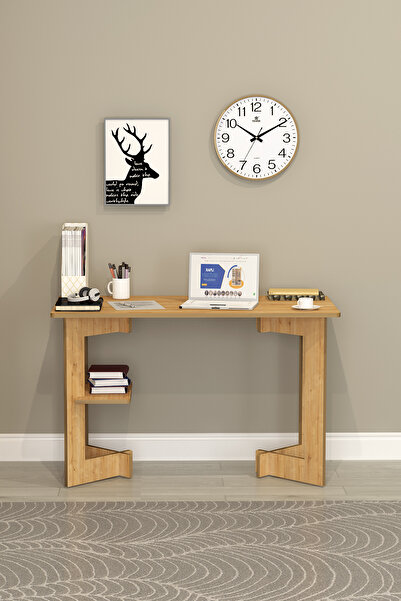 asratrend Asra Trend %100 MDFLAM Raflı Çalışma Masası Bilgisayar Ofis Ders Ma...