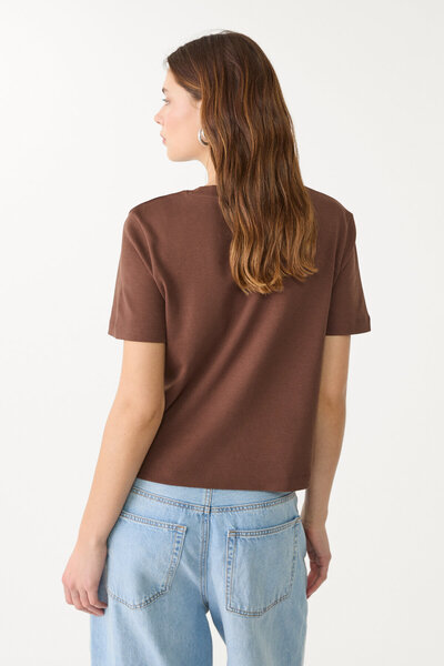 Stradivarius Basic heavy weight regular fit T-shirt