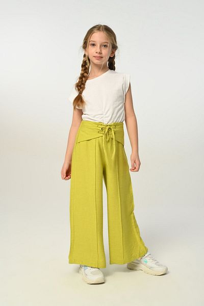 HAUSEkids 3-8 Years Old Macka Girl's Trousers Set - Ecru