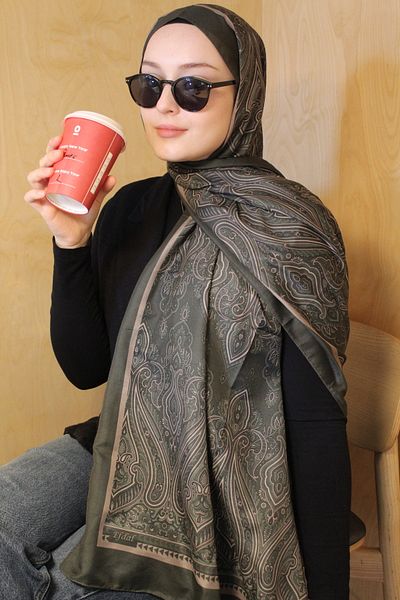 efdal şal eşarp Ethnic Etro μοτίβο βαμβακερό σάλι