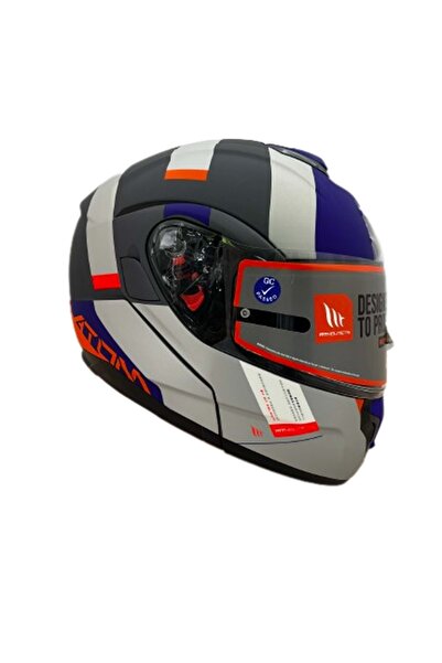 MT Kask Atom Sv Gorex C12 Mat Titanium Mor