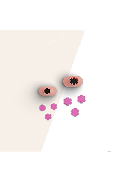 flament aşk طين سيراميك بنمط زهرة البوليمر الصغيرة - قوالب القطع والأقراط، قو...