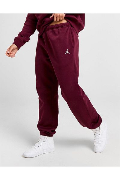 Nike Jordan Brooklyn Fleece Women's Burgundy Sweatpants Ndd Sport