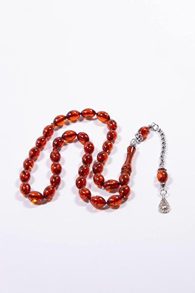 TESBİHKENTİ Mărgele de rugăciune de chihlimbar pulbere de culoare ceai de orz