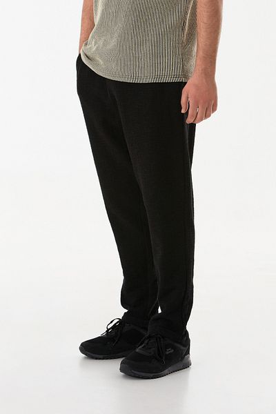 Fulla Moda Παντελόνι Jogger με κορδόνι με δεμένη μέση