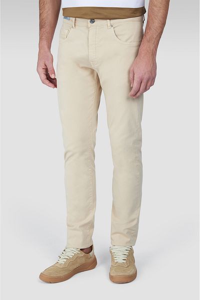 PAUL&SHARK Men's Regular Fit Cotton Regular Waist Straight Leg Sand Pants 25414021 -203