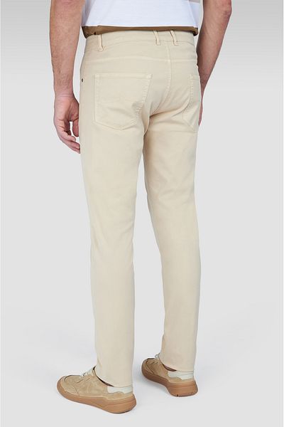 PAUL&SHARK Men's Regular Fit Cotton Regular Waist Straight Leg Sand Pants 25414021 -203