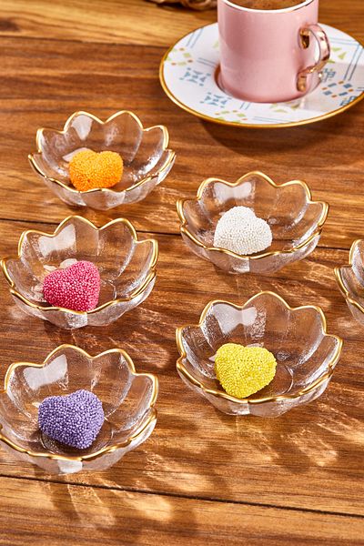Cornella Mini Gold 6-Piece Shoe with Cookies