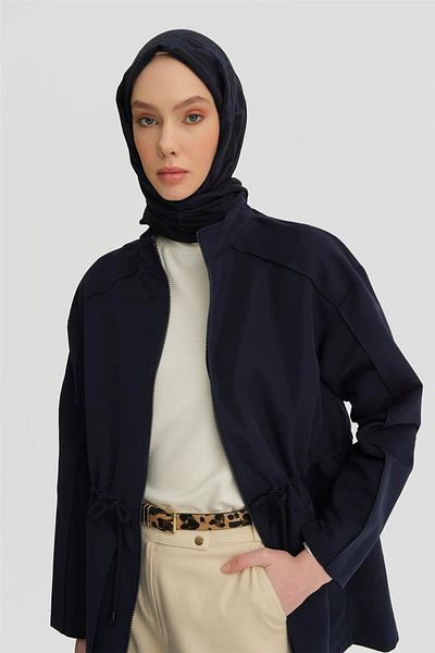 Armine Καπάκι με εφέ ραφής Navy Blue - 25Y7808
