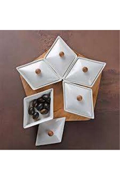 Kosova Bambulu Porselen 5 Li Kahvaltılık Pr-by448